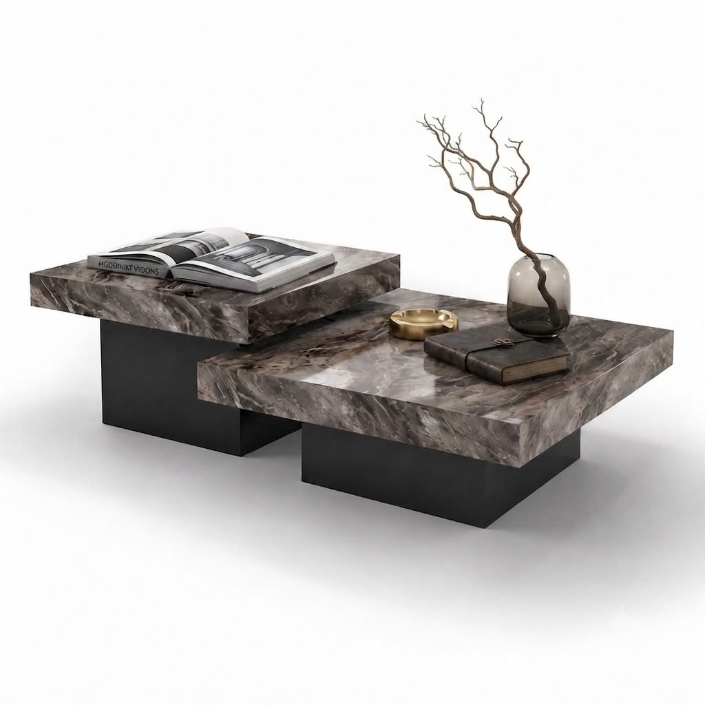Empire Block Coffee Table Set