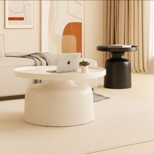 Dune Pedestal Coffee Table Set - Image 4