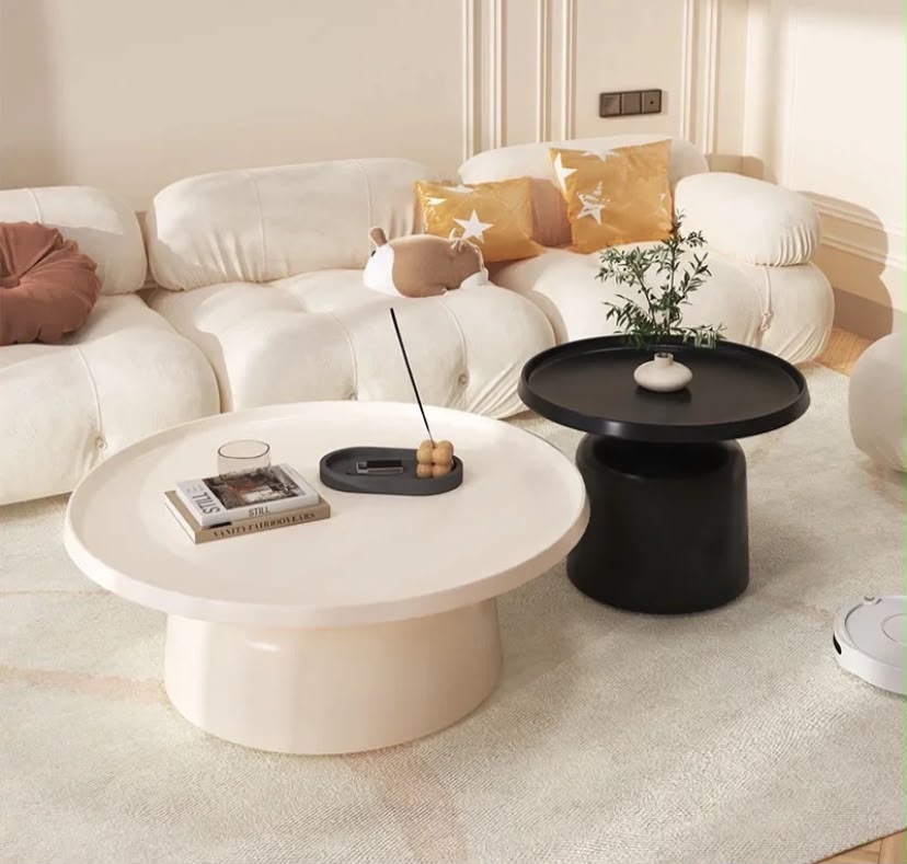 Dune Pedestal Coffee Table Set