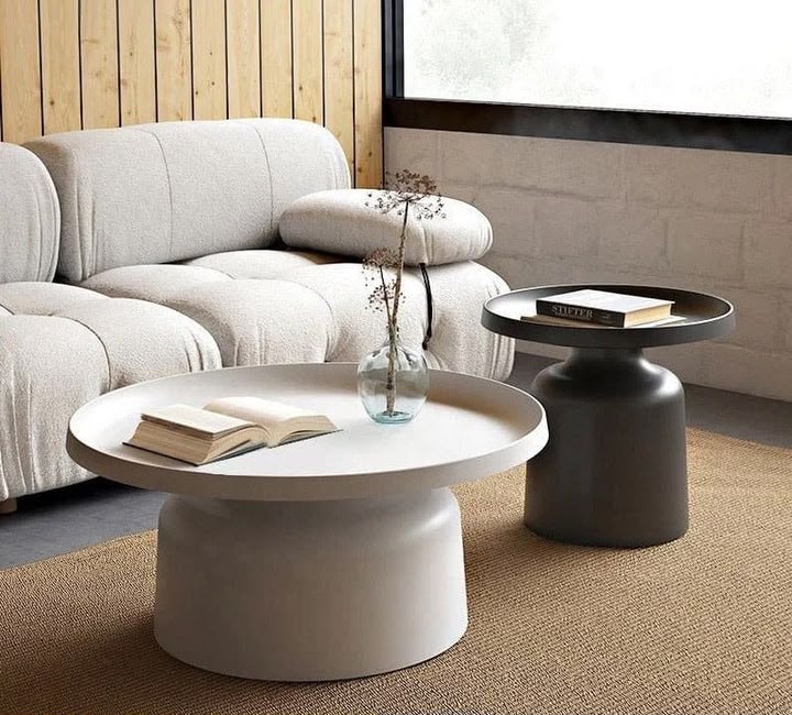 Dune Pedestal Coffee Table Set
