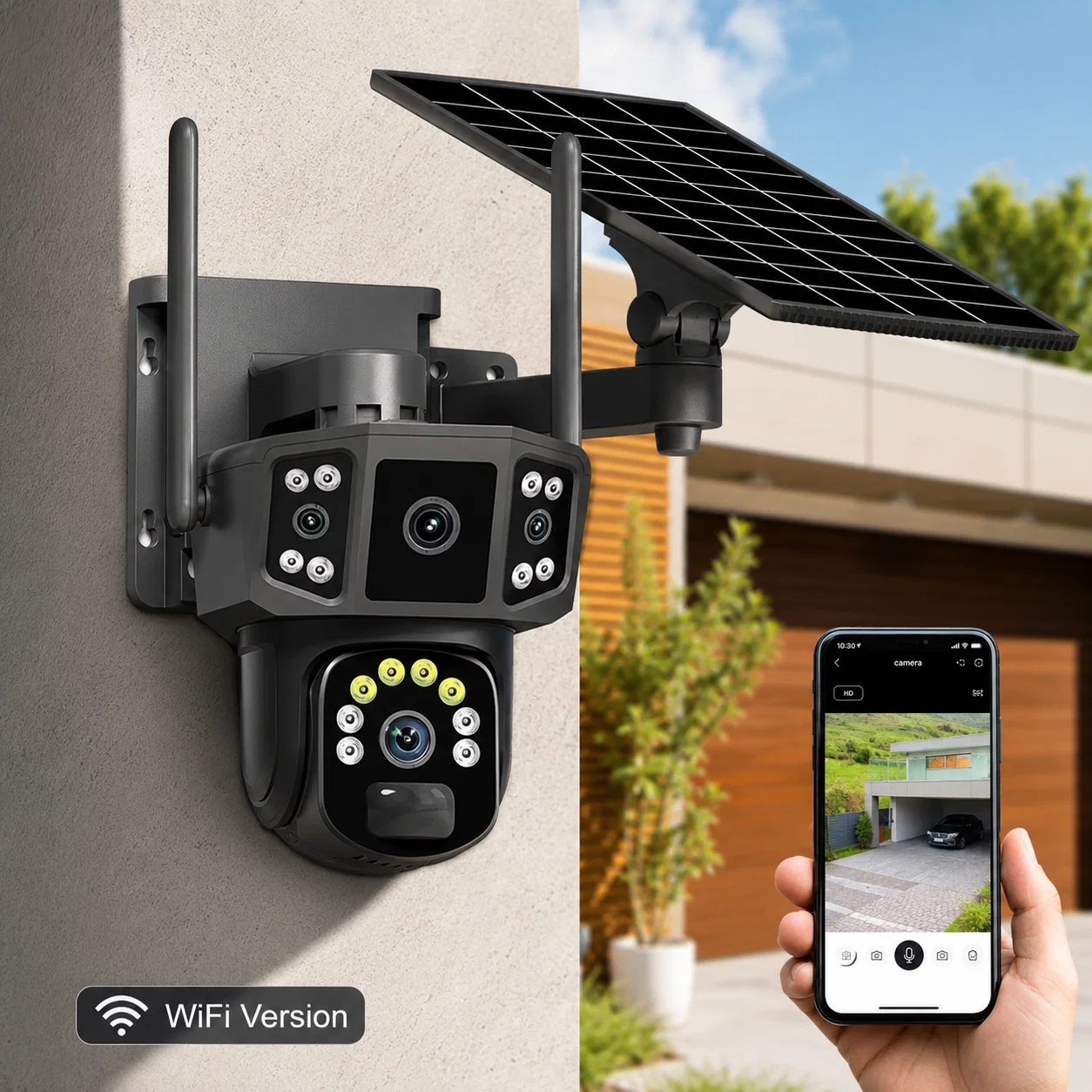 12MP 4G Solar CCTV Security Camera with Night Vision - Image 3
