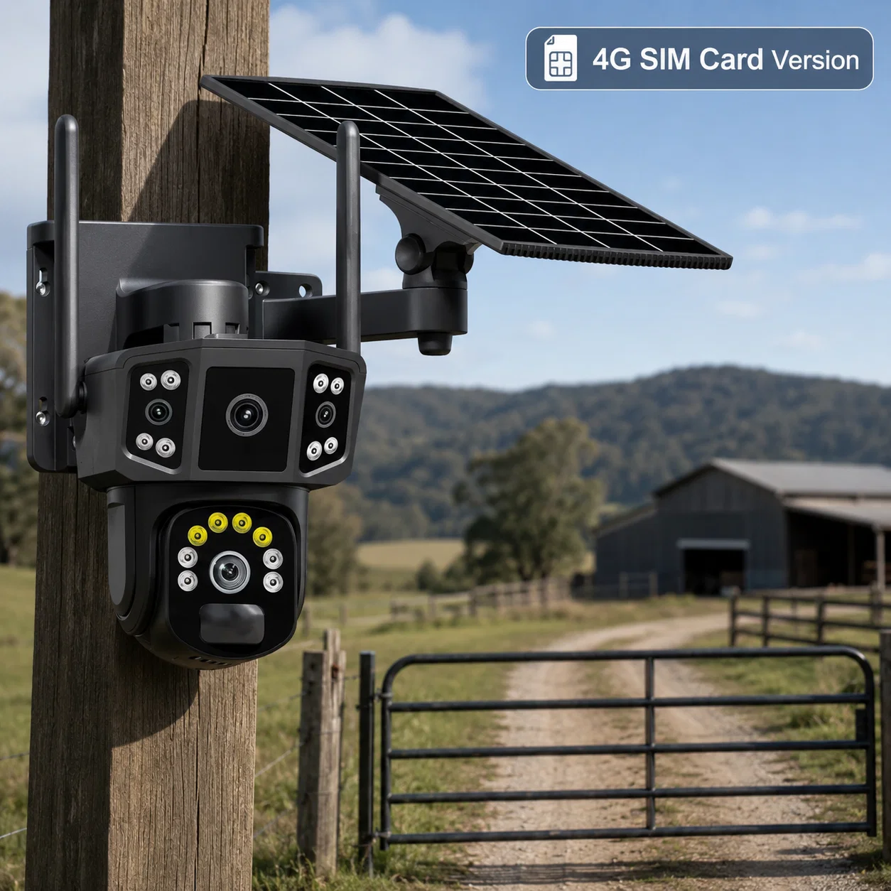12MP 4G Solar CCTV Security Camera with Night Vision - Image 4
