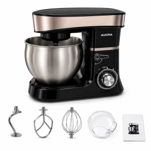 AUCMA 1200W Stand Mixer with Stainless Steel Bowl - Image 5