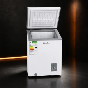 Condere 55L Compact Chest Freezer with Top-Opening Lid - White - Image 2