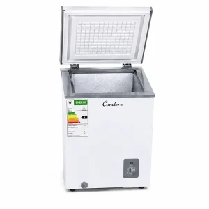 Condere 55L Compact Chest Freezer with Top-Opening Lid - White - Image 1